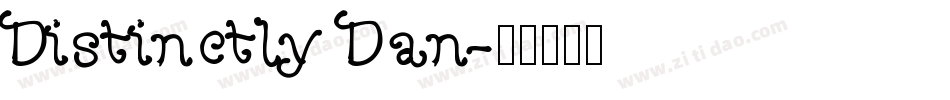 Distinctly Dan字体转换